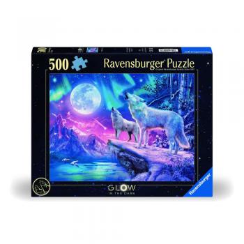 Ravensburger - puzzle urletul lupilor la amurg 500 piese starline design nou