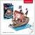 Cubic fun - puzzle 3d nava pirati 22 piese