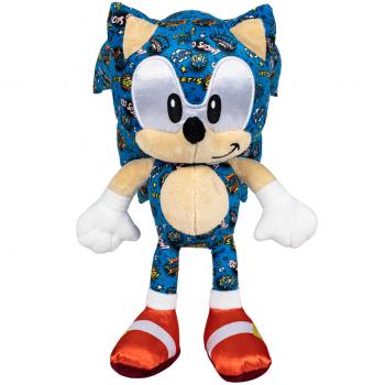 Jucarie din plus sonic comics, albastru, 30 cm