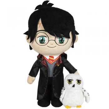 Jucarie din plus harry potter cu hedwig, 30 cm