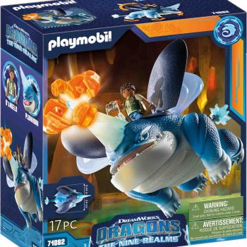 Playmobil - dragons: plowhorn si d'angelo