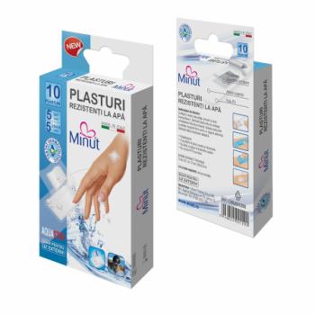 Plasturi rezistenti la apa Minut 10 buc