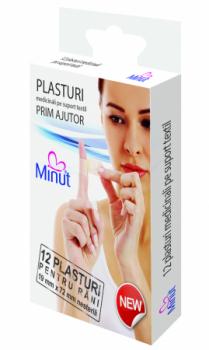 Plasturi Minut pentru rani prim ajutor, 12 buc