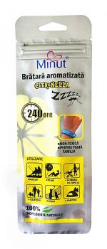 Bratara aromatizata citronella Minut, diverse culori Albastru