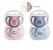 Set 2 suzete ortodontice din silicon + cutie sterilizare Minut Baby, 0+