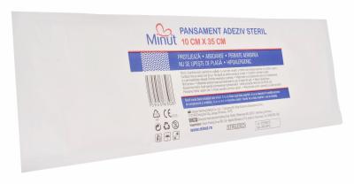 Pansament adeziv steril  Minut 10 cm x 35 cm