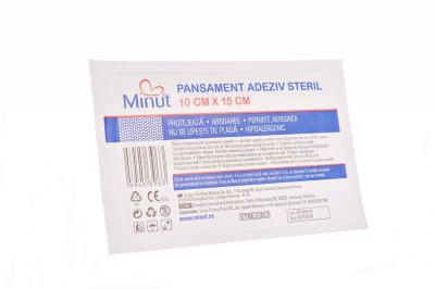 Pansament adeziv steril  Minut 10 cm x 15 cm