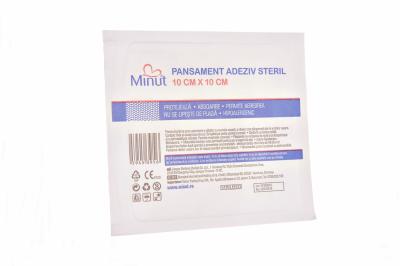 Pansament adeziv steril  Minut 10 cm x 10 cm