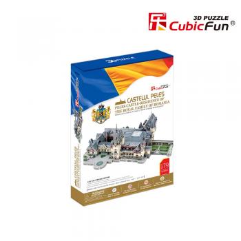 Cubicfun - puzzle 3d castelul peles 179 piese