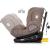 Scaun auto Chipolino Peak I-Size 40-150 cm macadamia cu sistem Isofix