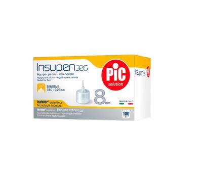 Ace stilou insulina pic solution insupen 32g x 8mm