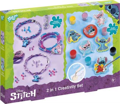 Set 2 in 1 Stitch - Bratari & figurine