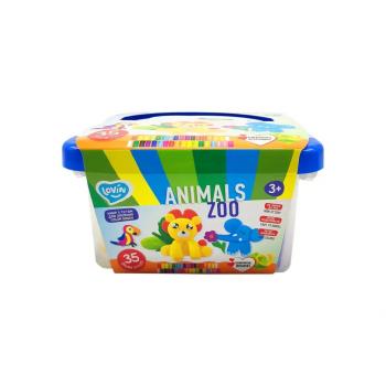 Set plastilina, lovin'do - zoo animals