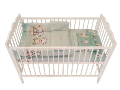 Lenjerie MyKids Bear On Moon Mint 4 piese 120x60