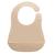 Baveta din silicon, appekids - bubble beige