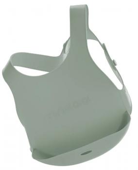 Baveta flexi bib minikoioi, 100% premium silicone – river green