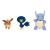 Pokemon - set 3 figurine de actiune, eevee #1, murkrow, wartortle w21