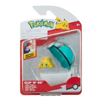 Pokemon - set 2 figurine clip n go, joltik with net ball w18