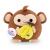 Snackles - jucarie de plus colectibila s2w1, 35 cm, monkey&dole