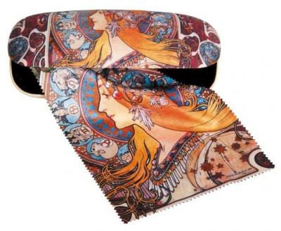 Etui cu textil si protectie ochelari art nouveau, fridolin