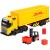 Camion Dickie Toys DHL Heavy Truck 35 cm cu lumini si sunete