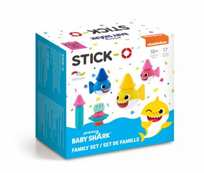 Joc cu magneti stick-o, baby shark