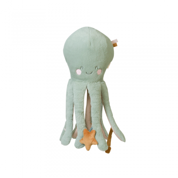 Jucarie senzoriala, de plus,   ocean life   multiactivity giant plushie octopus mint