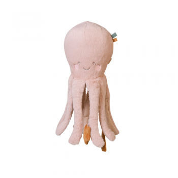 Jucarie senzoriala, de plus,   ocean life   multiactivity giant plushie  octopus pink