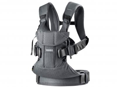 Babybjorn - marsupiu anatomic one air - anthracite, 3d mesh