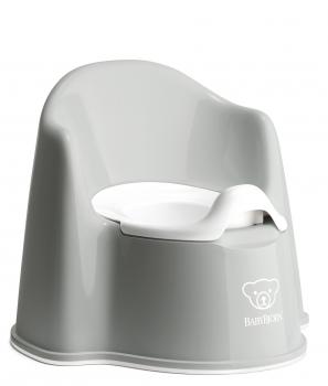 Babybjorn – olita cu protectie spate potty chair grey / white