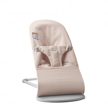 Babybjorn - balansoar bliss light pink din tesatura melange cu aspect clasic