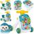 Antemergator 4 in 1 cu diverse activitati si sunete ricokids 781500 - albastru