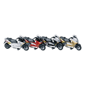 Motocicleta Die Cast cu sunete si lumini, lungime 12.5 cm