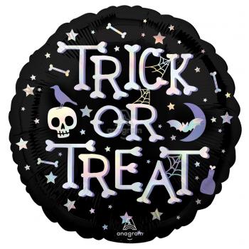 Balon folie trick or treat 45 cm