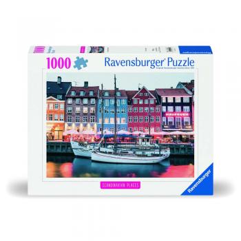 Ravensburger - puzzle copenhaga danemarca 1000 piese design nou