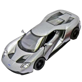 Masinuta die cast Ford GT 2017, scara 1:38, 12.5 cm, gri