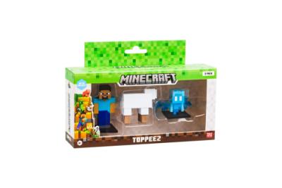 Figurine minecraft 3d toppeez 3 buc steve-sheep-allay pmimc2021-ssa