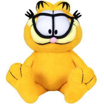 Jucarie din plus garfield cu ochelari, 25 cm asezat