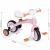 Bicicleta cu pedale 3 in 1 si roti ajutatoare ecotoys lc-v1359 - roz