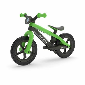 Bicicleta de echilibru, chillafish, bmxie 2, cu suport pentru picioare si frana integrate, cu sa reglabila, greutatate 3.8 kg, 12 inch, pentru 2 - 5 ani, kiwi