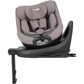 Scaun auto, freeon, lotus, pentru copii, nastere - 125 cm, rotire 360° grade, tehnologie isofix i-size, spatar reglabil, conform cu standardul european de securitate ece r129, grey