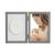 Kit rama foto, Baby HandPrint, Tiny Memories, Cu amprenta, 10x15 cm, , Non-toxic, Conform cu standardul european de siguranta EN 71-3:2019, Gri