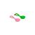 Set 2 lingurite, I CAN, Cu multiple modalitati de prindere, Pink/Green