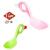 Set 2 lingurite, I CAN, Cu multiple modalitati de prindere, Pink/Green