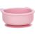 Bol din silicon, FreeON fara BPA, Cu ventuza, 6 luni +, Conform cu standardul european de securitate EN14372:2004, Kitty Pink