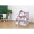 Casuta papusi, Free2Play, Din lemn, Dimensiune mare 70 x 24 x 70 cm, Construita pe 3 niveluri cu 3 camere, Accesorizata cu mobilier, Pink