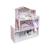 Casuta papusi, Free2Play, Din lemn, Dimensiune mare 70 x 24 x 70 cm, Construita pe 3 niveluri cu 3 camere, Accesorizata cu mobilier, Pink