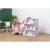 Casuta papusi, Free2Play, Din lemn, Dimensiune mare 70 x 24 x 70 cm, Construita pe 3 niveluri cu 3 camere, Accesorizata cu mobilier, Pink