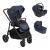 Joie - Carucior pentru copii multifunctional 3 in 1 Versatrax E Navy Blazer (Carucior Versatrax E + Landou Ramble + scoica i-Snug)