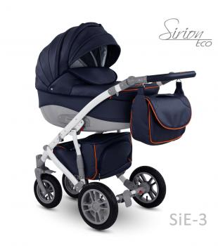 Carucior copii 3 in 1 Sirion Eco CAMARELO COLOR SIE-3